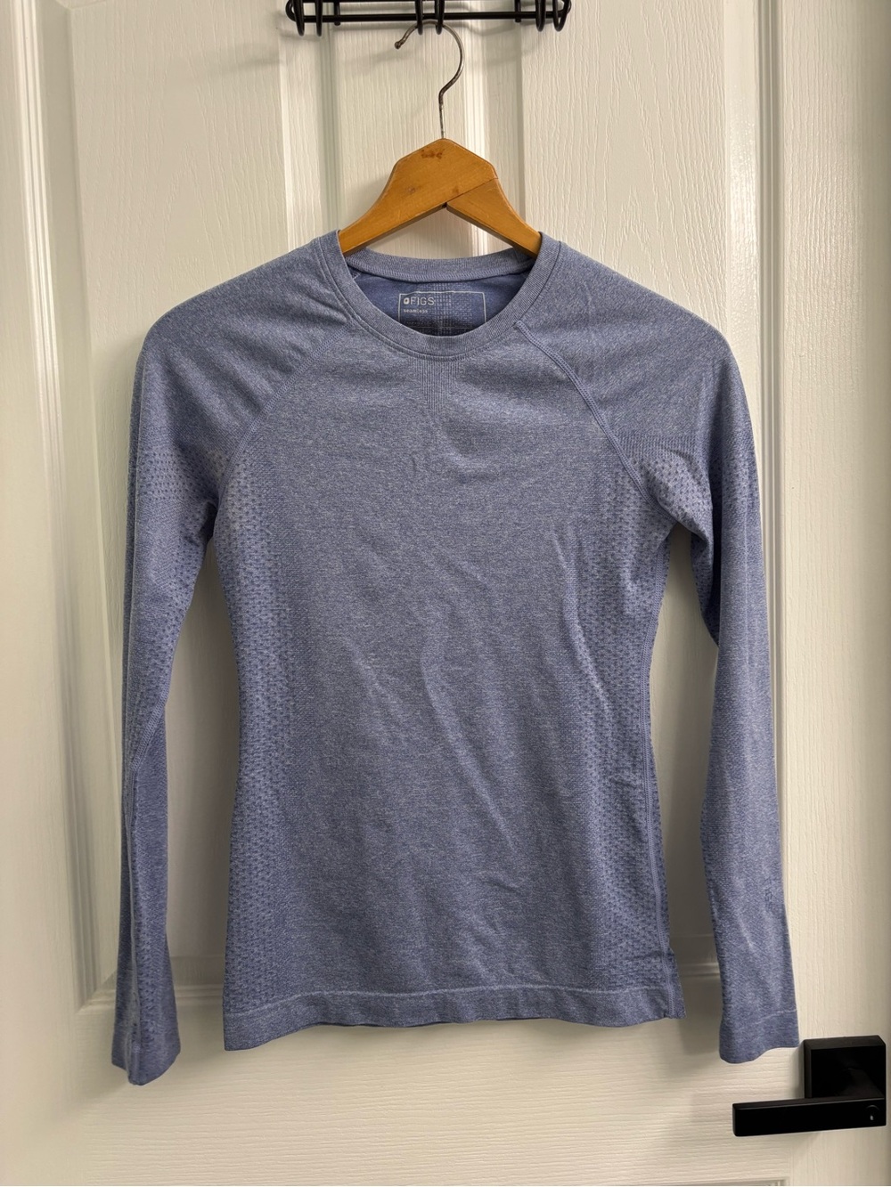 FIGS Women's Light Blue Long-Sleeve Underscrub